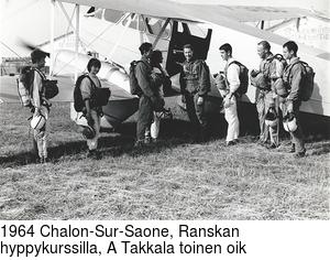 1964 Chalon-Sur-Saone, Ranskan hyppykurssilla, A Takkala toinen oik