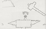 1988-08-07 MM-Nykping. Sn herttmi tunnelmia kuvasi Italialainen Paolo Bertolini piirroksissaan. iirros: Paolo Bertolini
