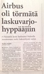 Helsingin Sanomat 24.4.2001.