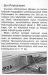 Ovi Pilatukseen. Laskuvarjourheilu 4/1979.